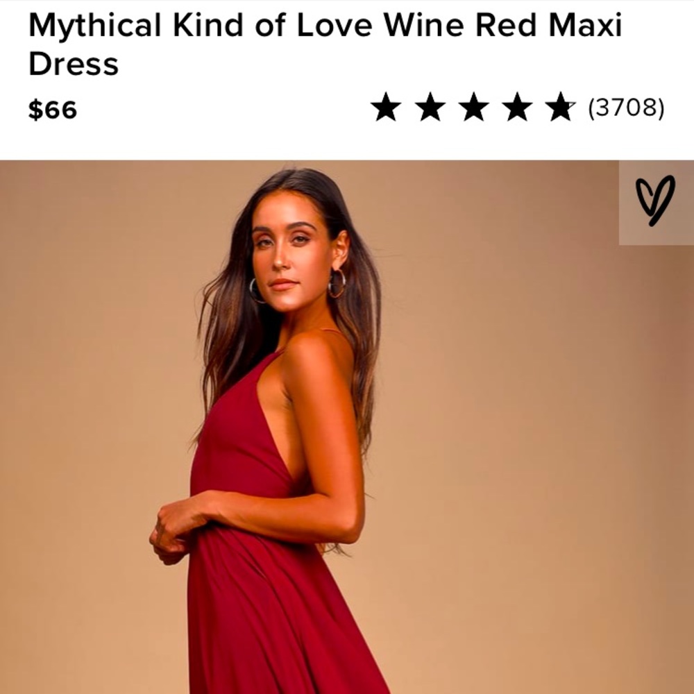 Lulu’s Mythical Kind Of Love - Wine Maxi Dress - S